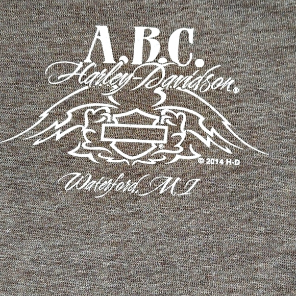 NWOT HARLEY DAVIDSON soft Jersey Short Sleeve Blo… - Picture 3 of 6